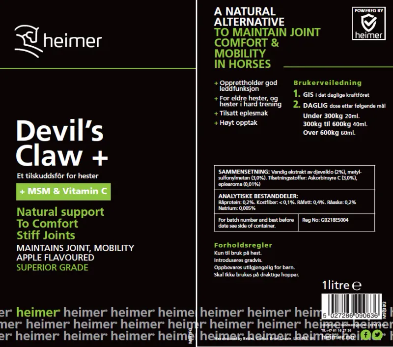 Heimer Devil`s Claw 1 l